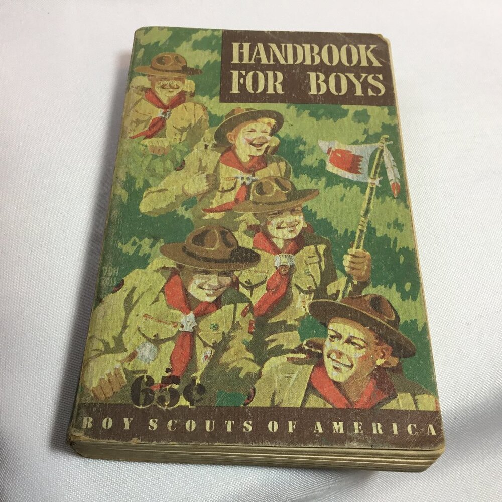 Boy Scouts Of America Handbook For Boys Paperback Book June 1948 FAST SHIPPING!!